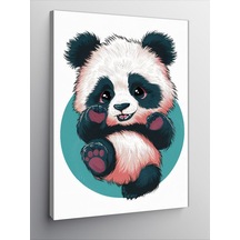 Kanvas Tablo Sevimli Yavru Panda 70cmx100cm