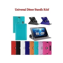 General Mobile Uyumlu E-Tab 5 10.1 '' Dönerli Standlı Tablet Kılıf