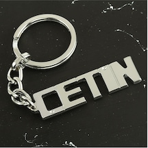 Ilkeshop Çetin İsimli Anahtarlık- Çok Renkli