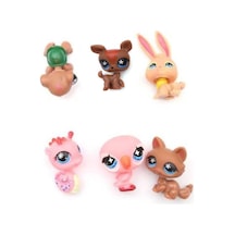 Little Pet Star 6 Lı Miniş Hayvanlar Seti-tatlı Minişler Sevimli