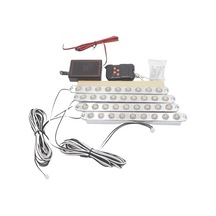 Space 4x9 Ledli Panjur Çakar Lamba Kırmızı/beyaz-mavi/beyaz 54w /lapa182-1