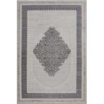 Gabardin Halı Jade 7023 Gri Serisi Triko Akrilik Salon Oturma Yatak Odası Halısı Gri