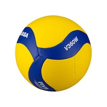 Mıkasa Sentetik Deri Voleybol Topu V360w Sarı - Lacivert