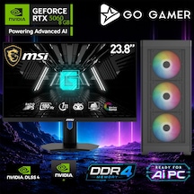 Go Gamer AE80D R5-5600 16 GB 1 TB SSD RTX5060 8 GB 24" Free Dos Oem Paket Masaüstü Oyuncu Bilgisayarı