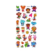 Sticker Kabartmalı Defter Planlayıcı Etiket Ldg047 -17x9 Cm- Parti Hayvanlar