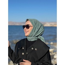 G Desen Eşarp Mint Çok Renkli