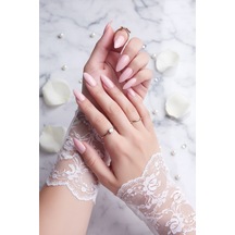 24 Adet Soft Pembe Badem Takma Tırnak 814 Yavru Ağzı