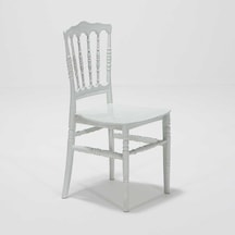 Sandalie Miray Beyaz Balkon Bahçe Mutfak Sandalye 4 Adet