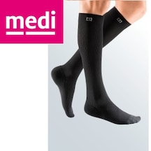 Mediven Diz Altı - Medi For Men Ccl2 Diz Altı Erkek Varis Çorabı Gri CCL2 4 Standart Kısa