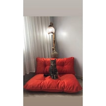 Yeni Koleksiyon Petek Önü Palet Yer Minderi Turuncu