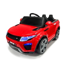 Raptor 12v Akülü Jeep Kırmızı Led Farlı, Sallanma Modlu Çocuk