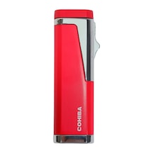 Cohiba 3 Torch Pürmüz Delicili Kırmızı Metal Puro Çakmağı - Tr9607
