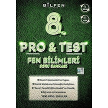 8.Sınıf Pro&Test  Fen Bilimleri Soru Bankası -  Bilfen Yayınları