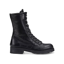 Çizme Kadın Oxw002100 Oxs Frank 0021 Mıd D Leather Black Siyah