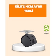 Nrzsnt 4 Cm Kilit Meizmalı Mobilya Ayağı Tekli Çok Renkli