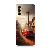 Samsung Galaxy A15 Uyumlu Köy Yolu Desenli Silikon Kılıf
