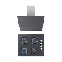 Kumtel KO-40 TAHDF - DA6-835 Antrasit Ankastre Set