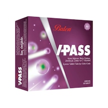 Balen V-Pass Kara Mürver Beta Glukan Zerdeçal Çinko ve C Vitamini Balen V-Pass Kara Mürver Beta Glukan Zerdeçal Çinko ve C Vitamini