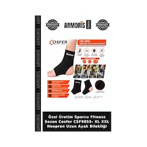 Özel Üretim Sporcu Fitness Sezon Cosfer Csf9855- Xl Xxl Neopren Uzun Ayak Bilekliği Çok Renkli