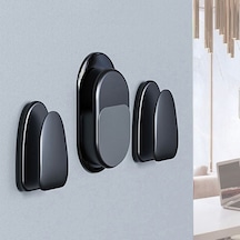 Mıknatıslı Suction Hook 3 Parça Araç - Ev Kablo Tutucu Topa