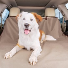 Tr Happy Ride Köpekler İçin Bagaj Örtüsü, Su Geçirmez Ve Çamaşır Makinesinde Yıkanabilir, 178 Cm X 127 Cm, Bej