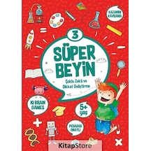 Süper Beyin 3 - Çoklu Zeka ve Dikkat Geliştirme 5+ Yaş- Dokuz Yayınları