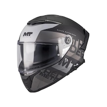 Mt Thunder 4 Sv Waves B2 Kask Mat Gri Siyah