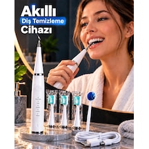 Zenvia Akıllı Diş Temizleme Cihazı 5 Kademeli Ayar Şarjlı Sonic Diş Bakım Ve Temizleme Seti Znv2026
