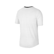 Nike Dri-Fit Miler Top Ss Erkek Tişört Cu5992-100-Beyaz
