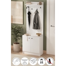 2 Kapaklı Portmanto Elbise Askılığı Vestiyer Ayakkabılık Askılık Güneş Beyaz Beyaz 2 Kapaklı Portmanto Elbise Askılığı Vestiyer Ayakkabılık Askılık Güneş Beyaz Beyaz
