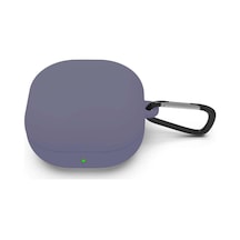 Live Için Kılıf Mat Silikon Lavanta Grisi Buds Live İle Uyumlu Kılıf - Lavanta Grisi