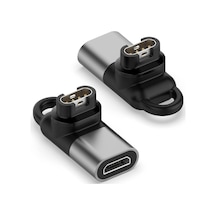Caseonn Garmin Fenix 9 51 Mm Taşınabilir Şarj Dönüştürücü Adaptörü Micro Usb