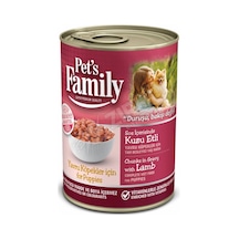 4 Adet Pet's Family Kuzu Etli Yavru Köpek Konservesi 400 Gr