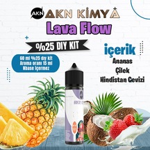 Lava Flow Naked Yoğun Dıy Kit Çilek Ananas Hindistan Cevizi Gıda Aroması %25 Oranda Aroma İçerir Hazır Değildir 60 Ml