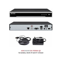 Ds-7616nı-q1 16 Kanal Nvr 8mp Kamera Destekli Kayıt Cihazı