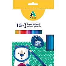 Adel Kuru Boya Kalemi 15+3 Renk