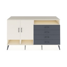 Kronos Konsol 5 Raflı 4 Çekmeceli 2 Kapaklı 176x59x99 Aytaşı-ayta Aytaşı-aytaşı/antrasit
