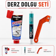 400 Gr Derz Dolgusu+spatula+beyaz Derz Kalemi+derz Kazıyıcı Seti Fayans Derz Dolgu Seti Tamir Seti