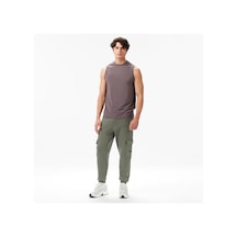 Everlast Ever Essentials Regular Erkek Haki Kargo Cepli Günlük Eşofman Altı Tm0043 Haki