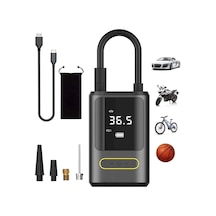 Kablosuz Oto Araç Mini 4000mah 150 Psı Işıklı Oto H.a Kompresörü