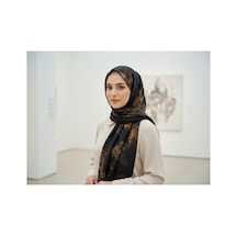 Müslüm, Floral Yaprak Desenli Bürümcük Şal Zarif, Kaymaz, Terletmez Ve Rahat Kullanım 75 X 200 Cm Çok Renkli
