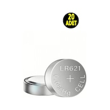 20 Adet Alkaline Ag1 Sr60 Sr621sw V364 S621e 602 Sb-ag/dg Düğme Tip Saat Pili