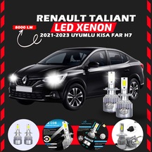 Renault Taliant 2021-2023 Kısa Far Uyumlu Şimşek Etkili Led Xenon Performance Series H7