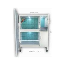 İstanbul Kafes Model 2Y Pvc Kuş Dolabı