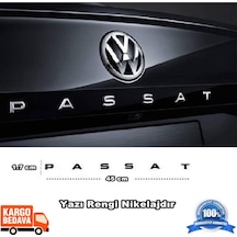 Vw Passat Bagaj Yazısı 45Cm X 1.7Cm Plastik B5-B6-B7-Cc-B8 Uyumlu