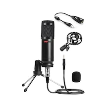 Lastvoice Bm800 Condenser Stüdyo Mikrofon Mini Tripod + 7.1 Ses Kartı