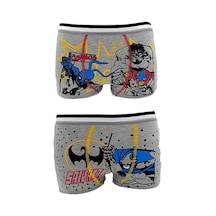 Shopiolog Erkek Çocuk Pamuklu Desenli Boxer 2 Adet