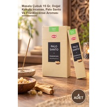 4 Adet Palo Santo Frankincense Masala Tütsü Masala Çubuk 15 Gr, Doğal Kokulu Incense, Palo Santo Ve Frankincense Aroması