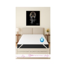 Sıvı Geçirmez Nonwoven Kumaş Yatak Alezi, Yatak Koruyucu, %100 Sıvı Geçirmez Beyaz