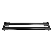 Jeep Cherokee Liberty Kk 2008-2012 İçin Klasik Model Ara Atkı / Tavan Taşıma Barı - Siyah
